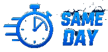 Same-day service stopwatch